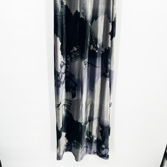 Syrup Womens Vintage Whimsical Y2K Witchy Velvet Floral Side Slit Dress Size M - Picture 6 of 9